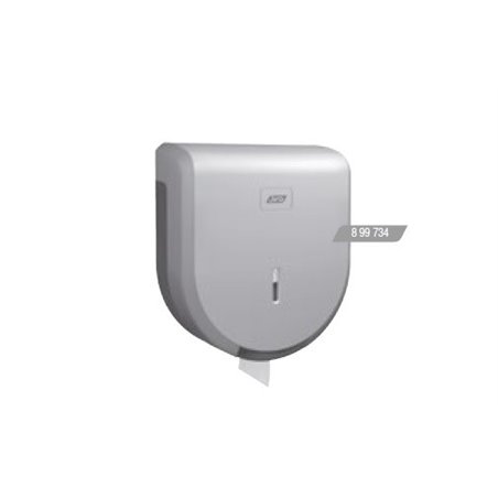 PORTARROLLOS CLEANLINE JUMBO 200 ABS CARCASA PLATEADA