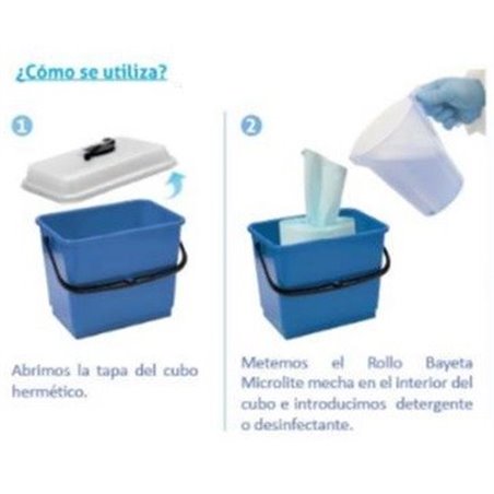 CUBETA 4 L Y TAPA HERMÉTICA MAPROLITE