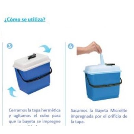 CUBETA 4 L Y TAPA HERMÉTICA MAPROLITE