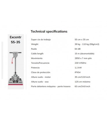 MAQUINA ORBITAL EXCENTER 55-35