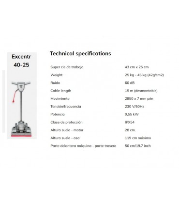 MAQUINA ORBITAL EXCENTR 40 - 25