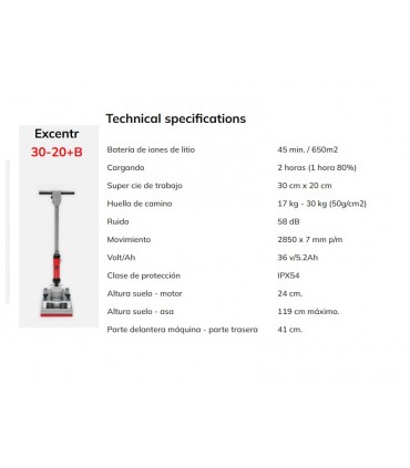 MAQUINA ORBITAL EXCENTER 30-20+B